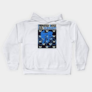 Springfield Bicycle Club Tournament In Blue Kids Hoodie